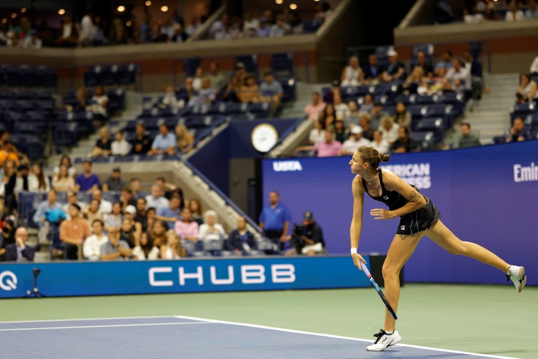 Karolína Plíšková podlehla ve čtvrtfinále US Open Řekyni Marii Sakkariové