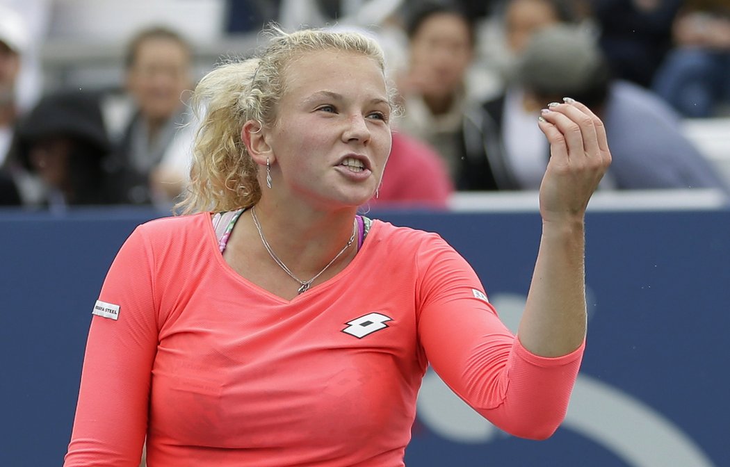 Kateřina Siniaková v prvním kole US Open