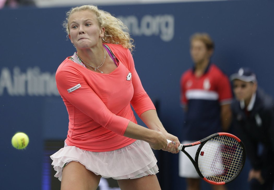 Kateřina Siniaková v prvním kole US Open