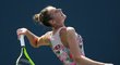 Kristýna Plíšková porazila hladce v prvním kole US Open Japonku Egučiovou 6:2, 6:2