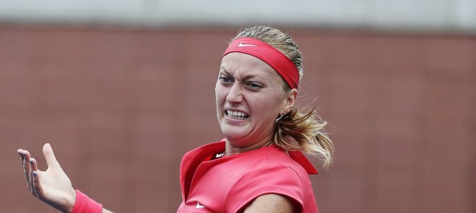 Petra Kvitová hraje s výrazem, který odpovídá jejímu poslednímu duelu na US Open