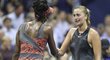 Venus Williamsová postupuje, Petra Kvitová se s US Open loučí