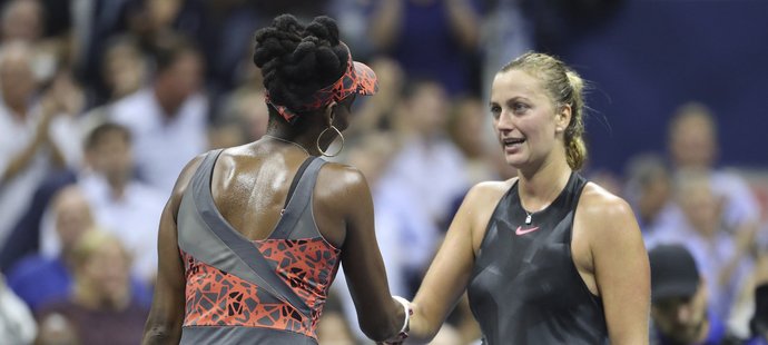 Venus Williamsová postupuje, Petra Kvitová se s US Open loučí