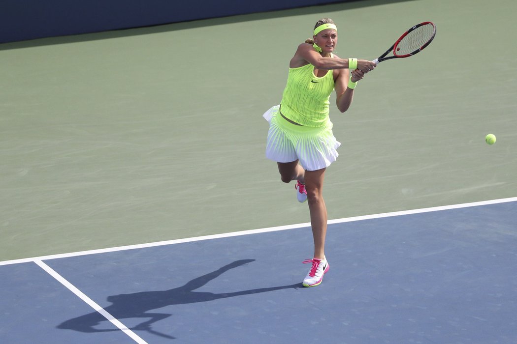 Petra Kvitová postoupila na tenisovém US Open do osmifinále
