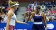 Linda Nosková s Lucií Hradeckou na US Open vyřadily sestry Venus a Serenu Williamsovy