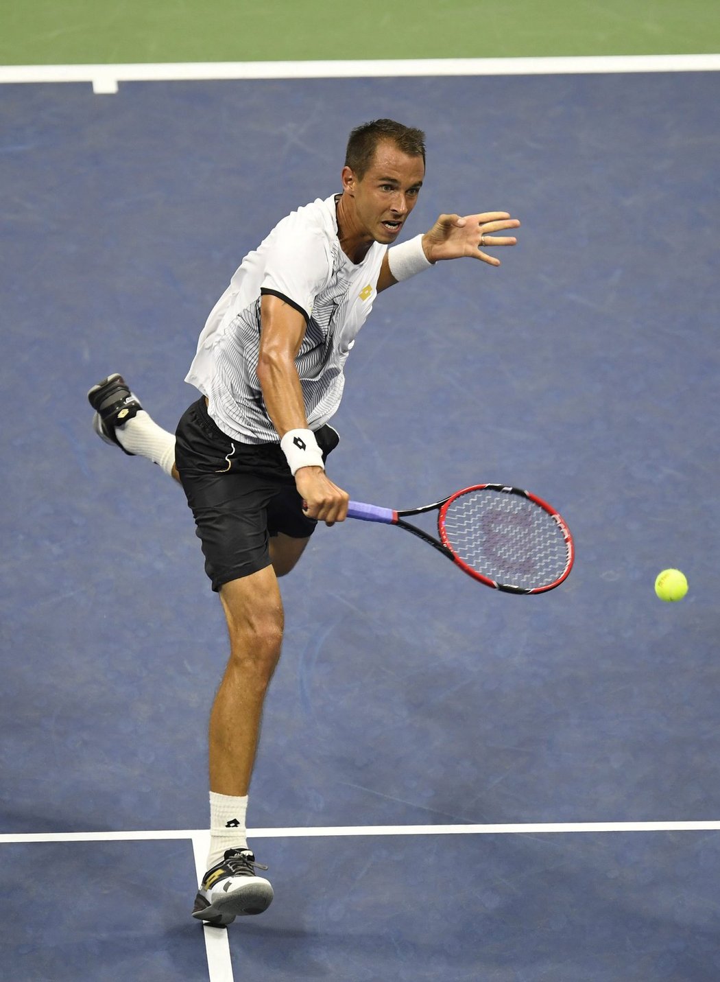 Český tenista Lukáš Rosol na US Open