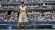 Maria Šarapovová na US Open dohrála