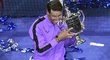 Šťastný Rafael Nadal, titul z US Open je znovu jeho
