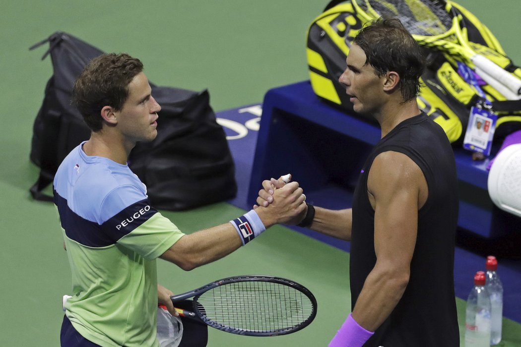 Rafael Nadal porazil ve čtvrtfinále US Open Argentince Schwartzmana 6:4, 7:5 a 6:2, v semifinále ho čeká Ital Matteo Berrettini.