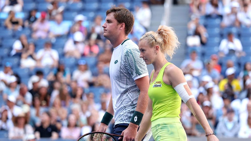 Henry Patten a Kateřina Siniaková na US Open