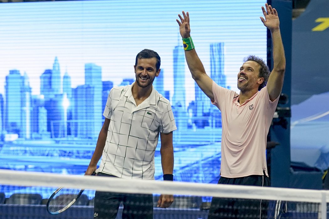 Čtyřhru na US Open vyhrál chorvatsko-brazilský pár Mate Pavič, Bruno Soares