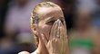 Dojatá Petra Kvitová po postupu do osmifinále US Open