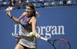 Petra Kvitová v zápase třetího kola US Open