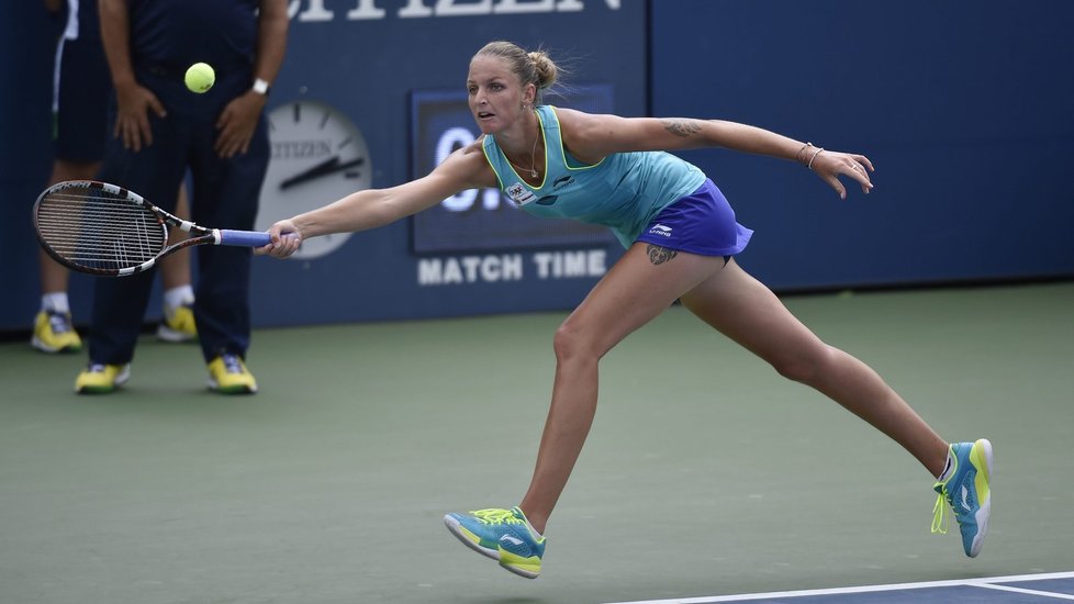 Karolína Plíšková na US Open nestačila na soupeřku a prohrála.