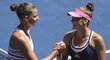 Karolína Plíšková postoupila do 2. kola grandslamového US Open, v duelu s Terezou Martincovou se ale hodně trápila a vyhrála dvakrát 7:6.