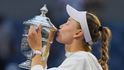 Jelena Rybakinová z Kazachstánu vyhrála poprvé US Open