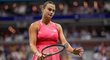 Aryna Sabalenková ve finále US Open