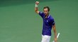Daniil Medveděv slaví postup do finále US Open