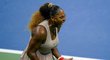 Serena Williamsová se vzteká v semifinále US Open 2020