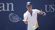 Český tenista Tomáš Berdych ve druhém kole US Open proti Alexandrovi Dolgopolovovi