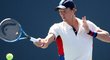 Tomáš Berdych během dvojhry na US Open s Ryanam Harrisonem