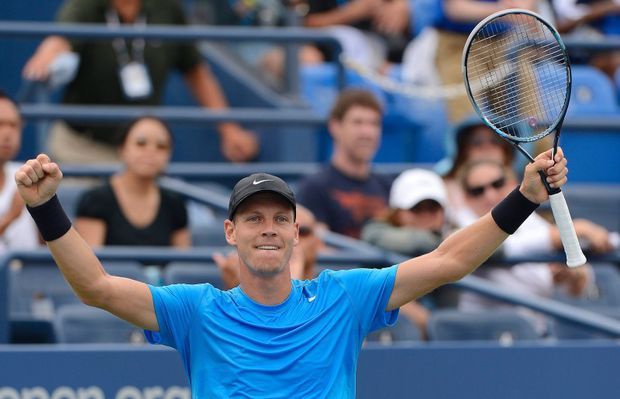 Tomáš Berdych se raduje z postupu do svého prvního semifinále na US Open. Teď ho čeká Andy Murray... Tomáš Berdych se raduje z postupu do svého prvního semifinále na US Open. Teď ho čeká Andy Murray...