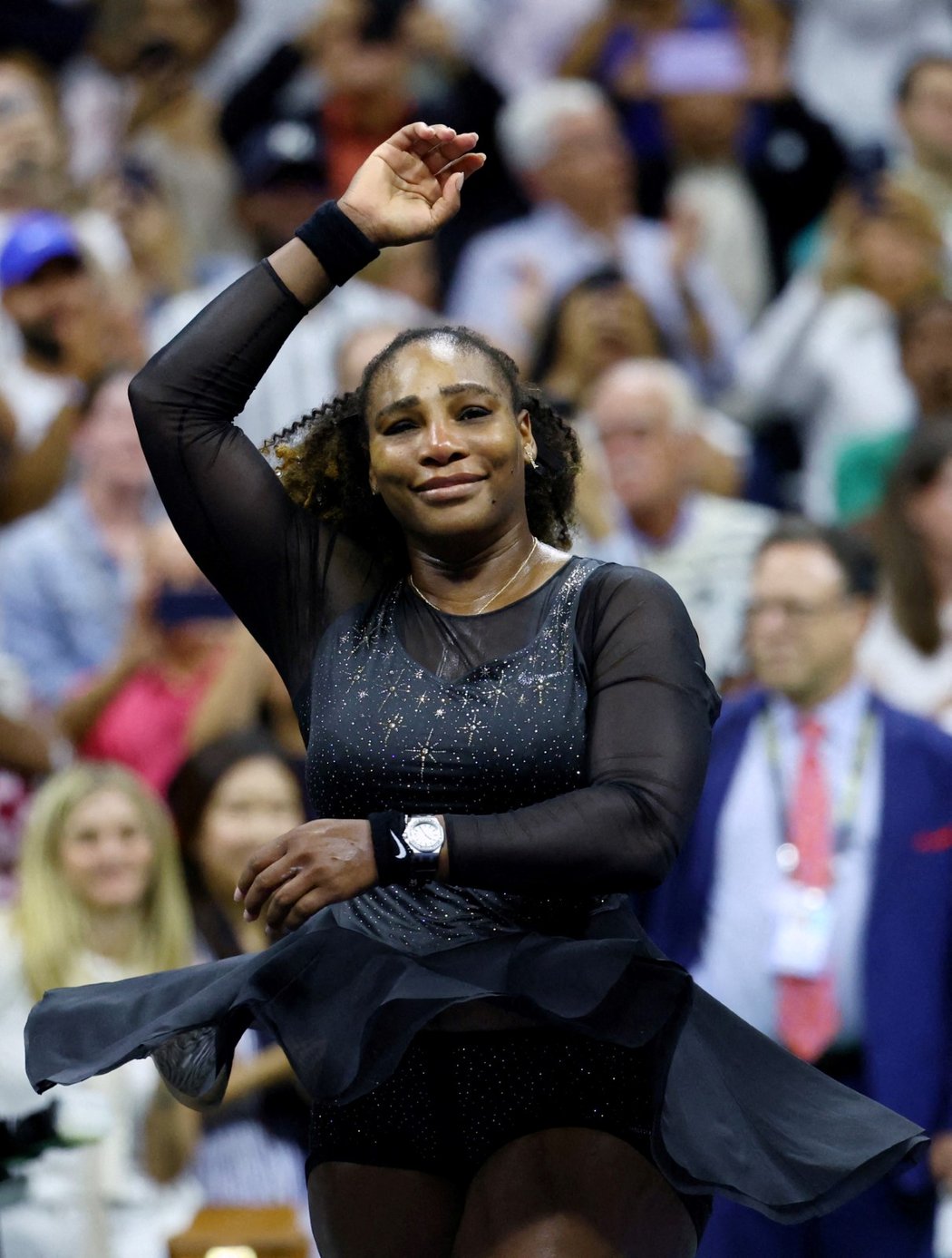 Serena Williamsová se neubránila slzám
