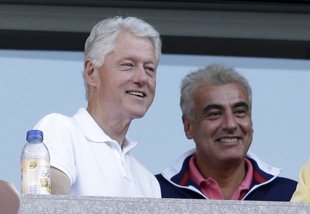 Na americké vítězství na US Open se přišel podívat i prezident Bill Clinton! Na americké vítězství na US Open se přišel podívat i prezident Bill Clinton!
