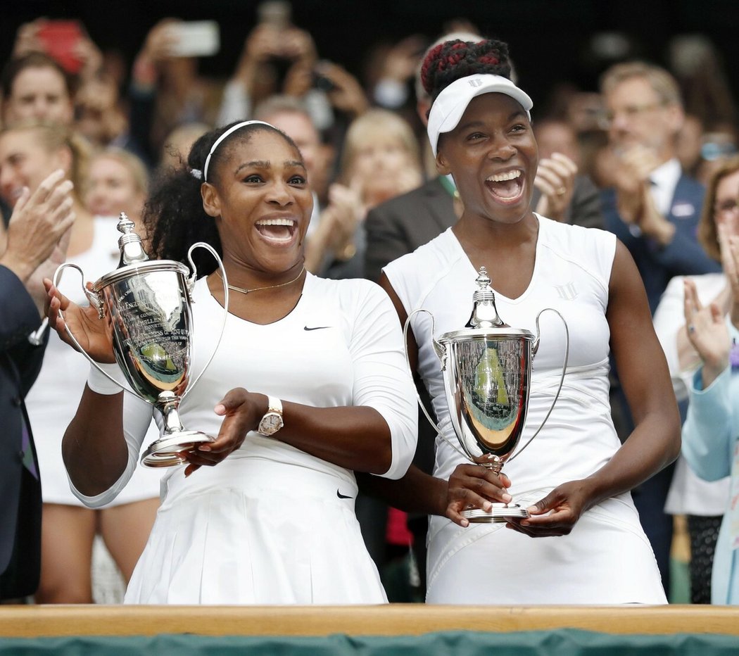 Serena a Venus Williamsová patří k nejúspěšnějším tenisovým párům
