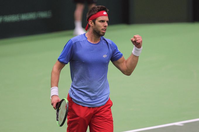 Davis Cup: Česko - Nizozemsko 1:1. Veselý vydřel bod, Rosol prohrál Davis Cup: Česko - Nizozemsko 1:1. Veselý vydřel bod, Rosol prohrál
