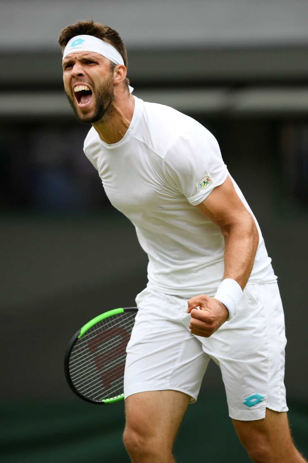 Euforie Jiřího Veselého! Český tenista v prvním kole Wimbledonu senzačně vyřadil Němce Alexandera Zvereva