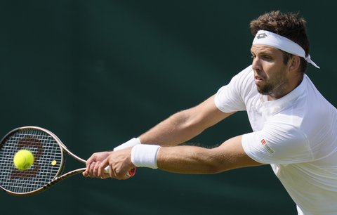 Jiří Veselý na Wimbledonu dohrál