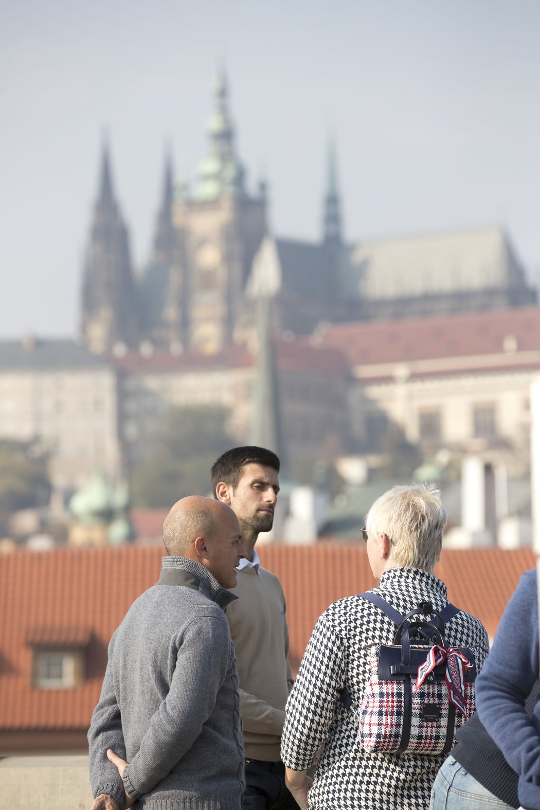 Novak Djokovič před Štěpánkovou rozlučkou stihl procházku po hlavním městě