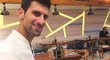 Novak Djokovič otevřel novou restauraci, kde dá chudým jídlo zdarma