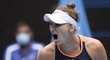 Markéta Vondroušová slaví postup do osmifinále Australian Open