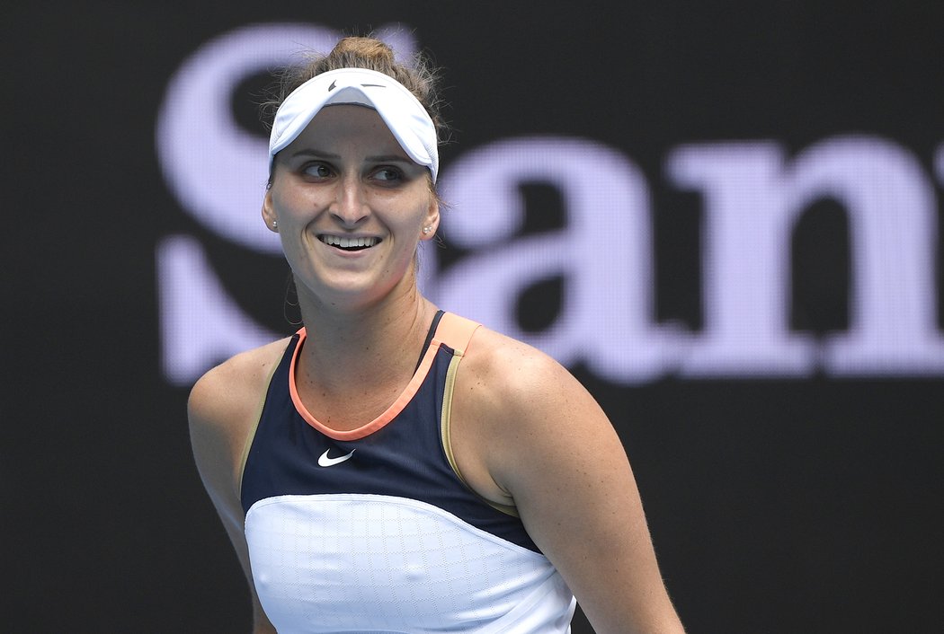 Markéta Vondroušová slaví postup do osmifinále Australian Open