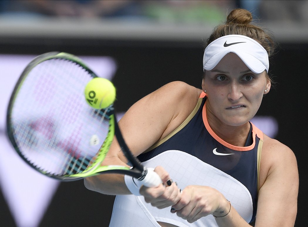 Markéta Vondroušová zvládla utkání třetího kola