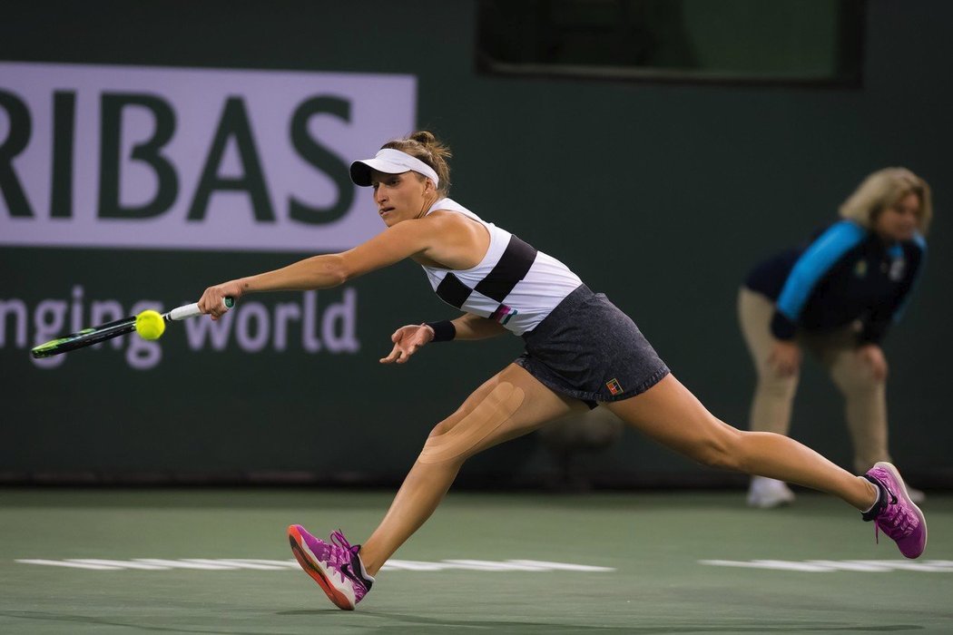 Česká tenistka Markéta Vondroušová na turnaji v Miami