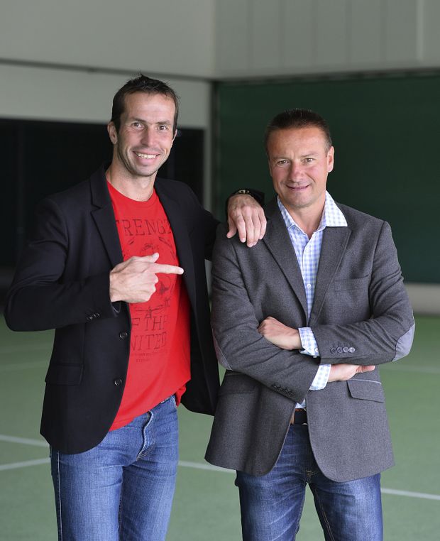 Radek Štěpánek a Marek Všetíček tvoří nerozlučnou dvojku Radek Štěpánek a Marek Všetíček tvoří nerozlučnou dvojku