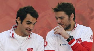 Klid pro "uplakánka" Wawrinku. Federer nechal před finále ženu doma