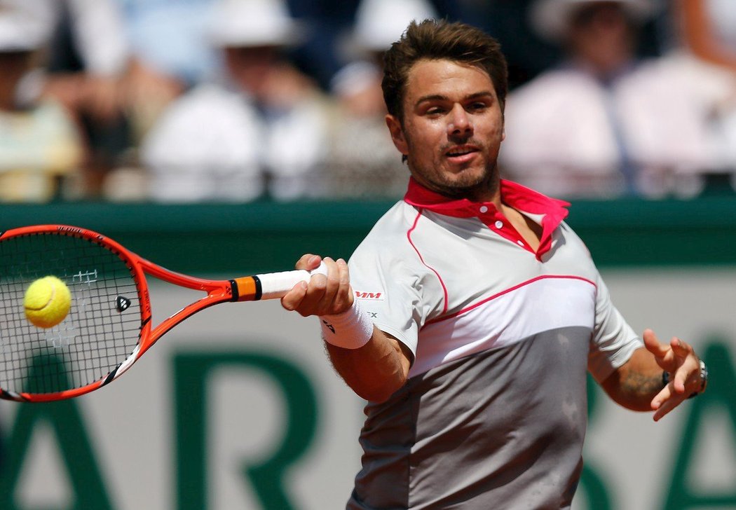 Stan Wawrinka během French Open