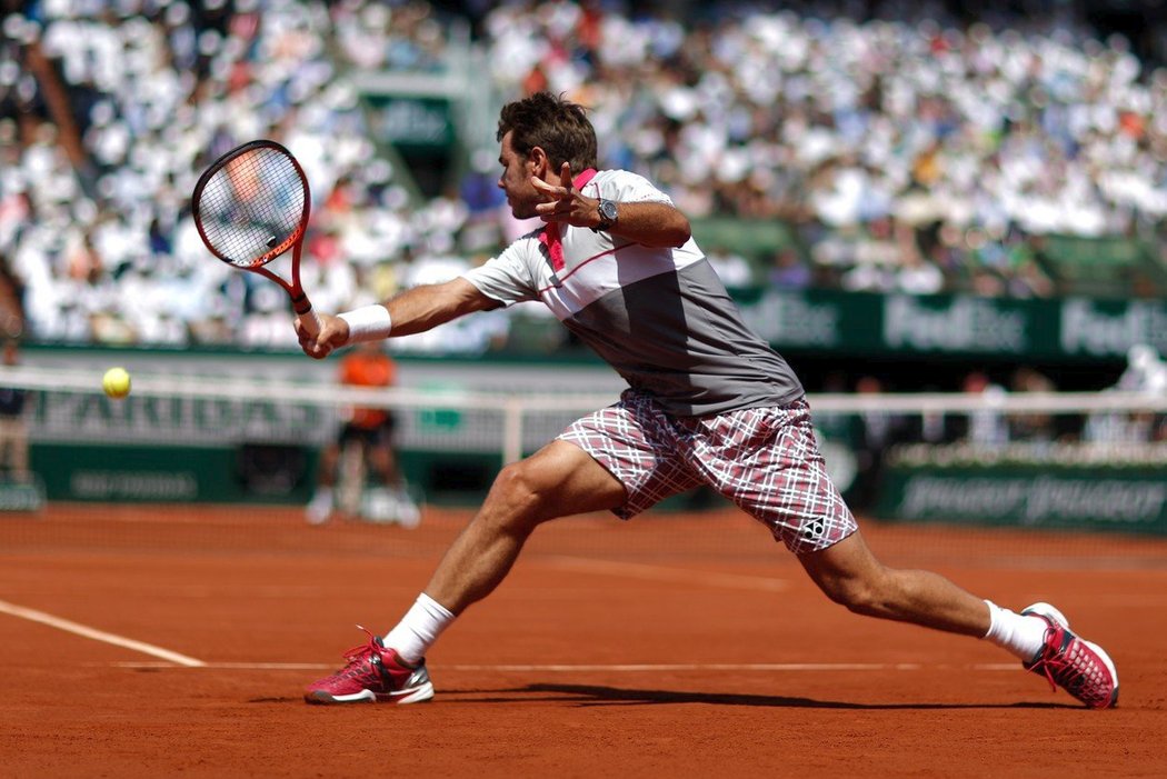 Stan Wawrinka na returnu