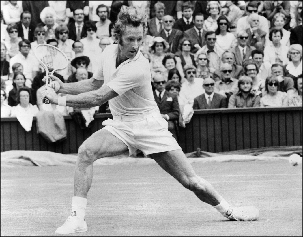 Rod Laver na Wimbledonu v roce 1969