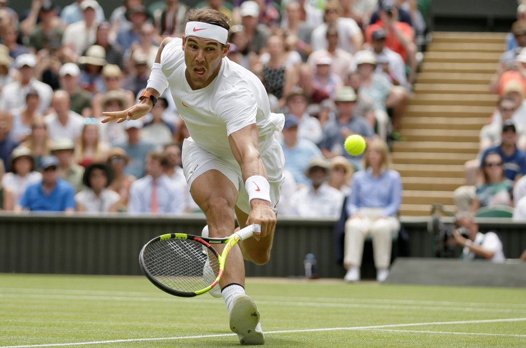 Rafael Nadal v akci