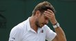 Švýcarský tenista Stan Wawrinka vypadl již ve 2. kole Wimbledonu