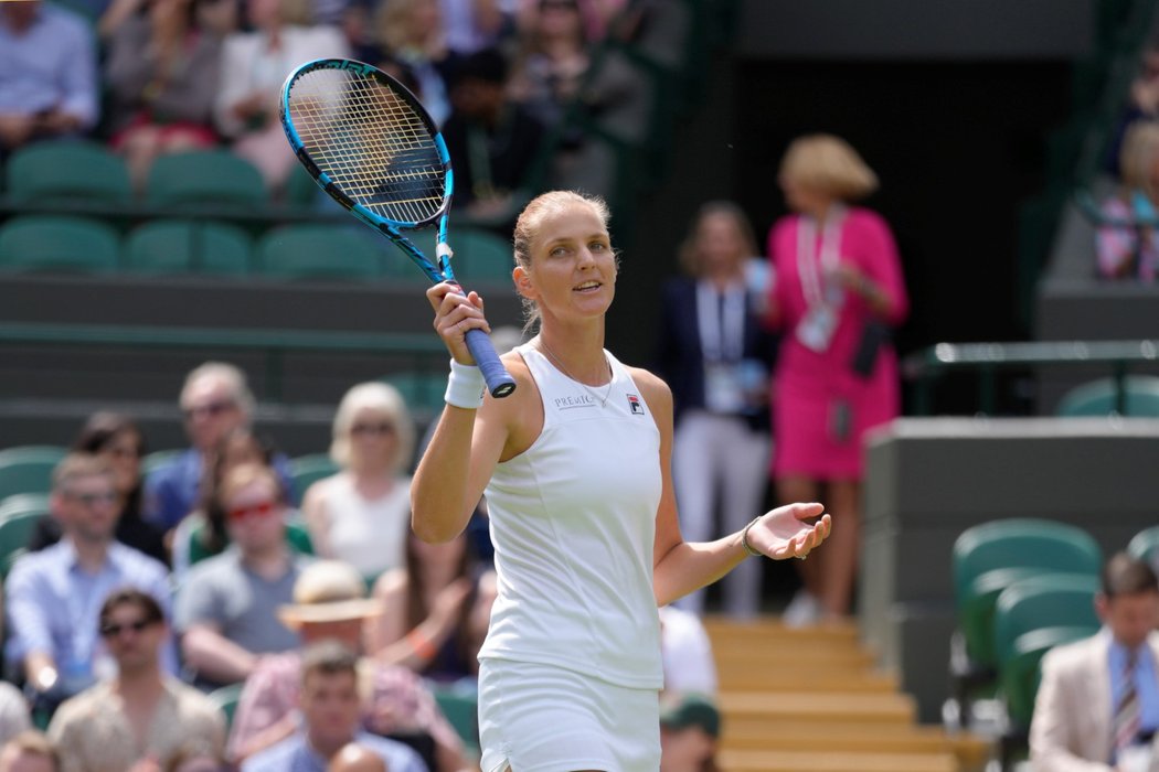 Karolína Plíšková porazila Martincovou a postoupila do 2. kola Wimbledonu