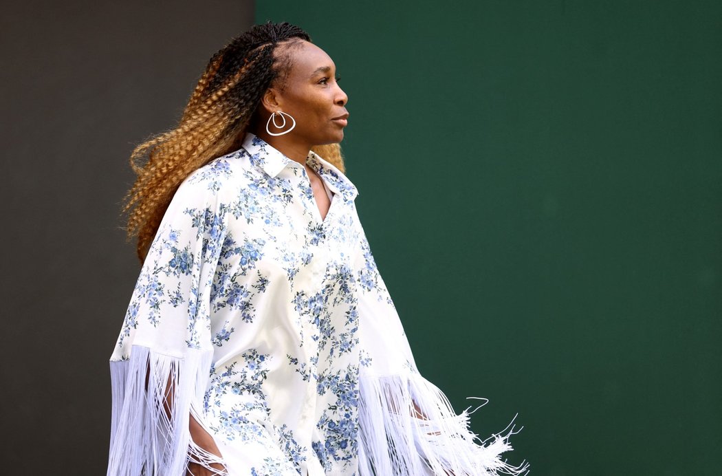 Venus Williamsová se zúčastnila oslav 100. výročí centrálního kurtu