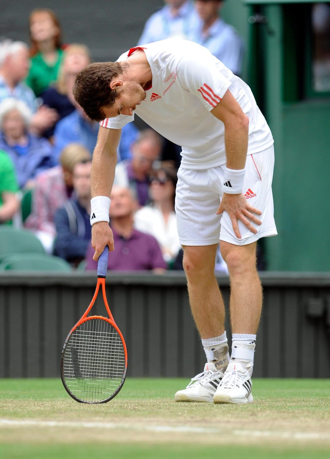 Andy Murray po nepovedené výměně ve čtvrtfinále s Davidem Ferrerem