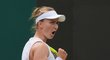 Barbora Krejčíková se hecuje ve druhém kole Wimbledonu