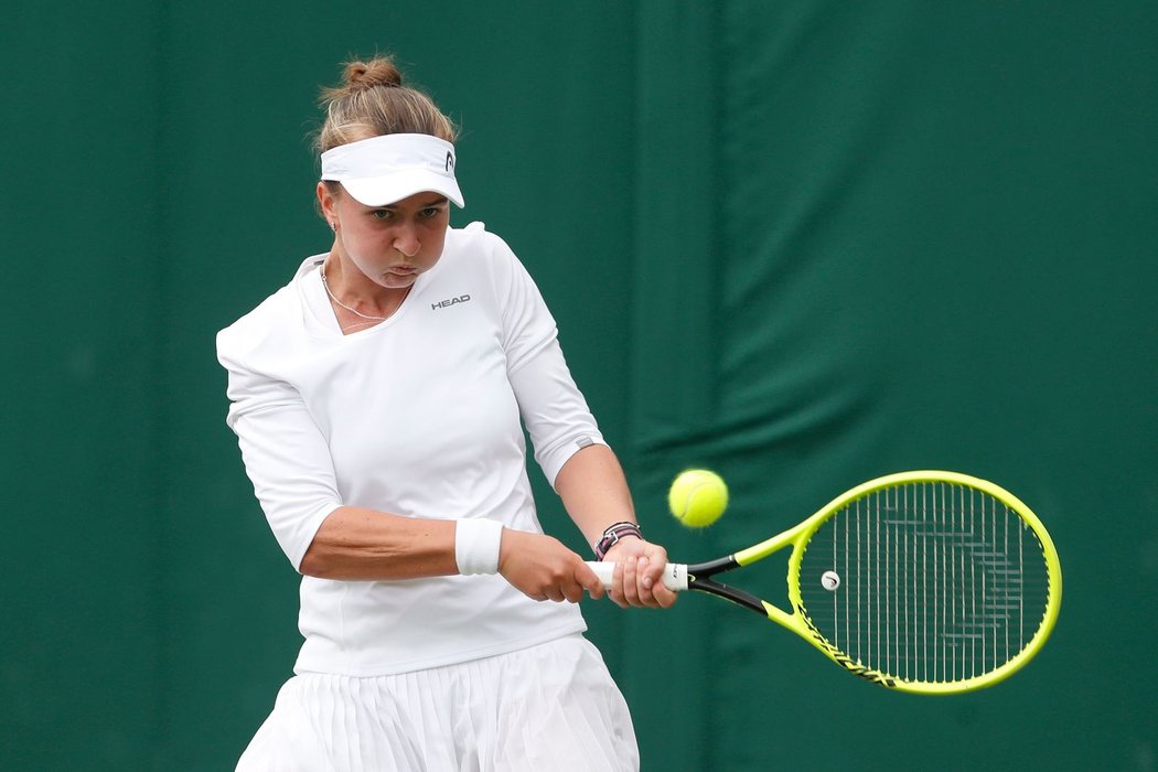 Barbora Krejčíková ve třetím kole Wimbledonu